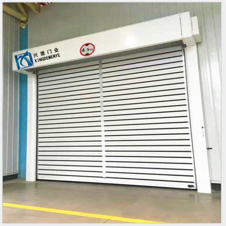 珠海化工倉(cāng)庫防爆快速門 鋁合金快速門 工業(yè)快速門